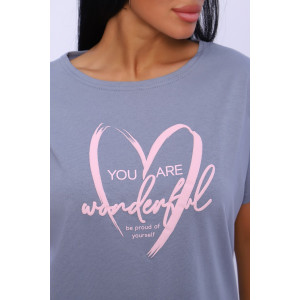 Костюм двойка женский №82050 кулирка (последний размер) розовый 54