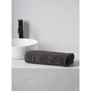 Полотенце махровое "Ornaments" графит