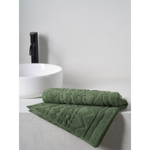 Полотенце махровое "Ornaments" зеленый Полотенце махровое "Ornaments" зеленый