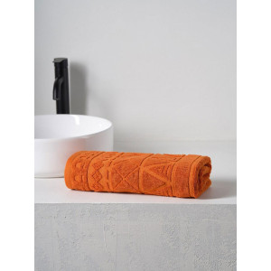 Полотенце махровое "Ornaments" оранжевый Полотенце махровое "Ornaments" оранжевый