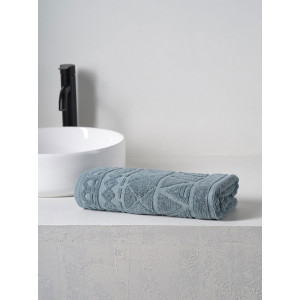 Полотенце махровое "Ornaments" серый