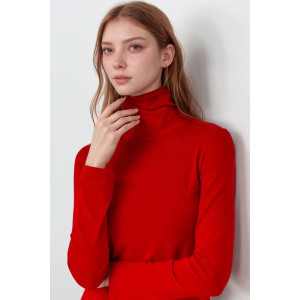 Водолазка женская №14439/2 кашкорсе (последний размер) красный 50,54 Водолазка женская №14439/2 кашкорсе (последний размер) красный 50,54