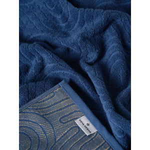 Набор махровых полотенец "Golden Lines" синий 2 шт. Набор махровых полотенец "Golden Lines" синий 2 шт.