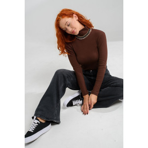 Водолазка женская №14439/6 кашкорсе (последний размер) шоколад 44,52 Водолазка женская №14439/6 кашкорсе (последний размер) шоколад 44,52