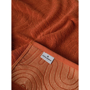 Полотенце махровое "Golden Lines" терракотовый