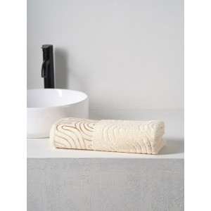 Полотенце махровое "Golden Lines" песочный Полотенце махровое "Golden Lines" песочный