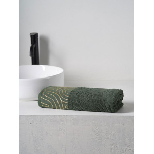 Полотенце махровое "Golden Lines" милитари