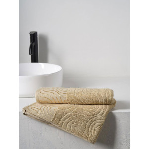 Полотенце махровое "Golden Lines" бежевый