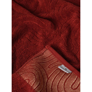 Полотенце махровое "Golden Lines" красный