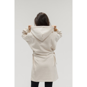 Туника женская №057560 футер на флисе (р-ры: 44-62) экрю