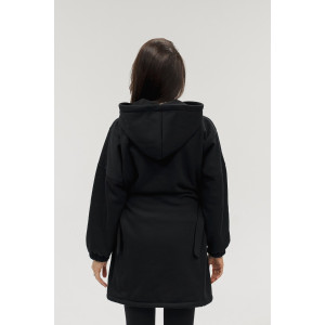 Туника женская №057560 футер на флисе (р-ры: 44-62) черный Туника женская №057560 футер на флисе (р-ры: 44-62) черный