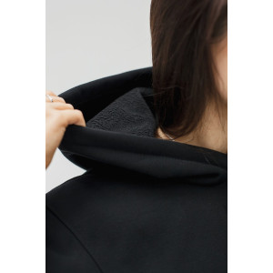 Туника женская №057560 футер на флисе (р-ры: 44-62) черный Туника женская №057560 футер на флисе (р-ры: 44-62) черный