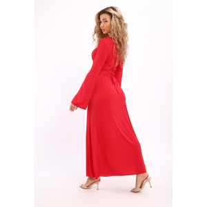 Платье женское №5744 лапша (р-ры: 44-54) фуксия Платье женское №5744 лапша (р-ры: 44-54) фуксия