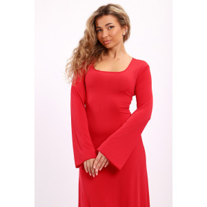 Платье женское №5744 лапша (р-ры: 44-54) фуксия Платье женское №5744 лапша (р-ры: 44-54) фуксия