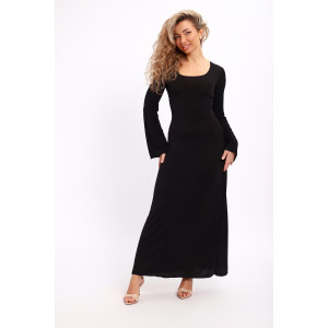 Платье женское №5744 лапша (р-ры: 44-54) черный