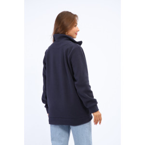 Толстовка женская №002 флис (р-ры: 48-66) графит