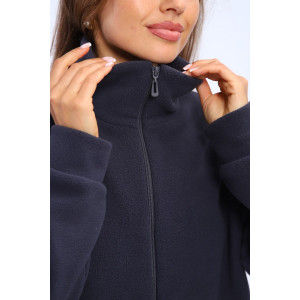 Толстовка женская №002 флис (р-ры: 48-66) графит