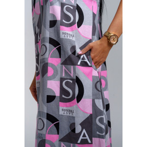 Халат женский "Грация" кулирка (р-ры: 46-64) серый