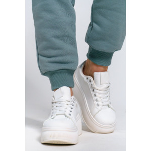 Костюм двойка женский "Престиж" футер (р-ры: 48-58) полынь