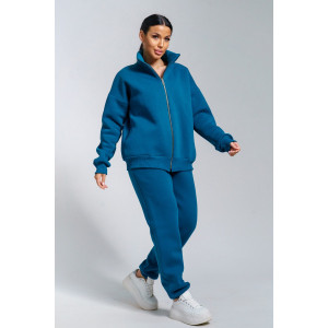 Костюм двойка женский "Престиж" футер (р-ры: 48-58) петроль Костюм двойка женский "Престиж" футер (р-ры: 48-58) петроль