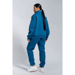 Костюм двойка женский "Престиж" футер (р-ры: 48-58) петроль Костюм двойка женский "Престиж" футер (р-ры: 48-58) петроль