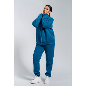 Костюм двойка женский "Престиж" футер (р-ры: 48-58) петроль Костюм двойка женский "Престиж" футер (р-ры: 48-58) петроль