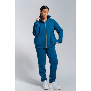 Костюм двойка женский "Престиж" футер (р-ры: 48-58) петроль Костюм двойка женский "Престиж" футер (р-ры: 48-58) петроль