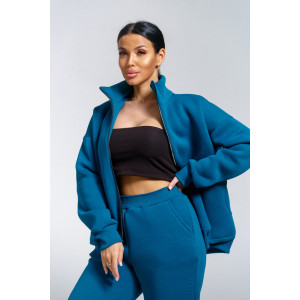 Костюм двойка женский "Престиж" футер (р-ры: 48-58) петроль Костюм двойка женский "Престиж" футер (р-ры: 48-58) петроль