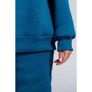 Костюм двойка женский "Престиж" футер (р-ры: 48-58) петроль Костюм двойка женский "Престиж" футер (р-ры: 48-58) петроль