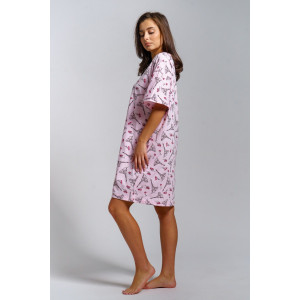 Сорочка женская "Малина" кулирка (р-ры: 48-58) париж