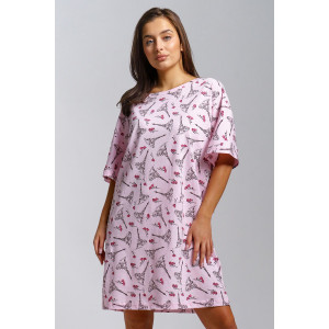 Сорочка женская "Малина" кулирка (р-ры: 48-58) париж