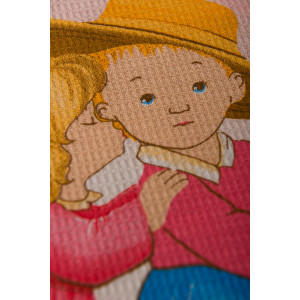 Набор кухонный из 3-х полотенец вафельное полотно "Весеннее настроение"