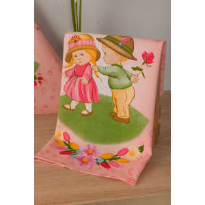 Набор кухонный из 3-х полотенец вафельное полотно "Весеннее настроение"