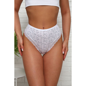 Трусы женские №64915 бамбук (р-ры: 48-52) белый