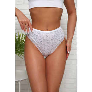 Трусы женские №64915 бамбук (р-ры: 48-52) белый