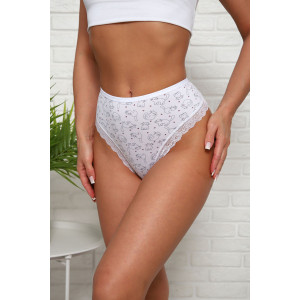 Трусы женские №64915 бамбук (р-ры: 48-52) белый
