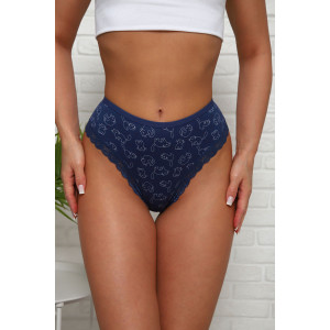 Трусы женские №64915 бамбук (р-ры: 48-52) синий Трусы женские №64915 бамбук (р-ры: 48-52) синий