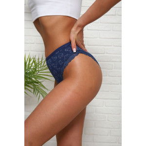 Трусы женские №64915 бамбук (р-ры: 48-52) синий Трусы женские №64915 бамбук (р-ры: 48-52) синий