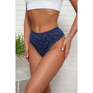 Трусы женские №64915 бамбук (р-ры: 48-52) синий Трусы женские №64915 бамбук (р-ры: 48-52) синий