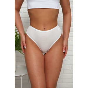 Трусы женские №64914 лапша (р-ры: 50-54) белый
