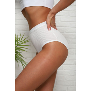 Трусы женские №64913 лапша (р-ры: 48-58) белый