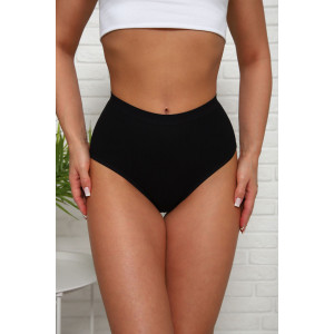Трусы женские №64913 лапша (р-ры: 48-58) черный