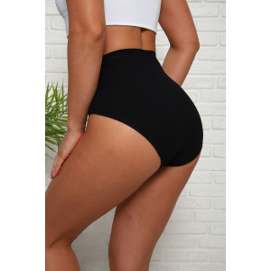Трусы женские №64913 лапша (р-ры: 48-58) черный