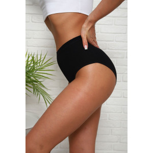 Трусы женские №64913 лапша (р-ры: 48-58) черный