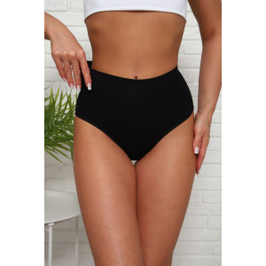 Трусы женские №64913 лапша (р-ры: 48-58) черный