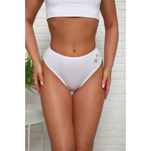 Трусы женские №64911 хлопок стрейч (р-ры: 46-50) белый