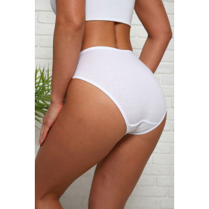 Трусы женские №64911 хлопок стрейч (р-ры: 46-50) белый