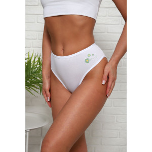 Трусы женские №64911 хлопок стрейч (р-ры: 46-50) белый