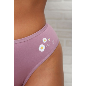 Трусы женские №64911 хлопок стрейч (р-ры: 46-50) пудра