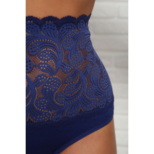 Трусы женские №64910 хлопок стрейч (р-ры: 54-58) синий Трусы женские №64910 хлопок стрейч (р-ры: 54-58) синий